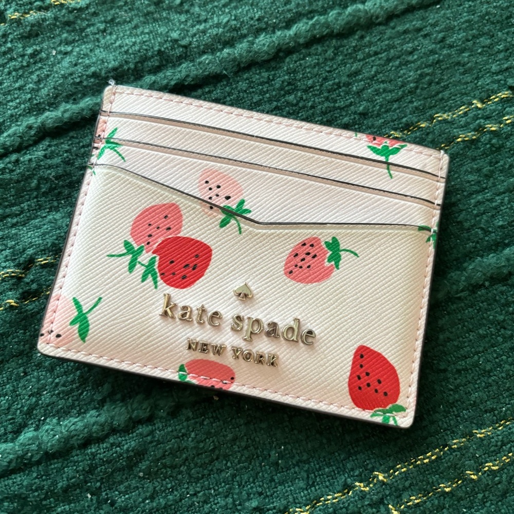 Kate Spade Strawberry Card Wallet